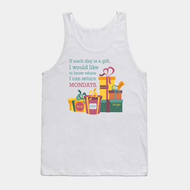 Return Mondays Tank Top by eufritz